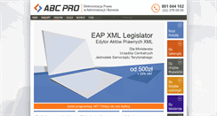 Desktop Screenshot of abcpro.pl